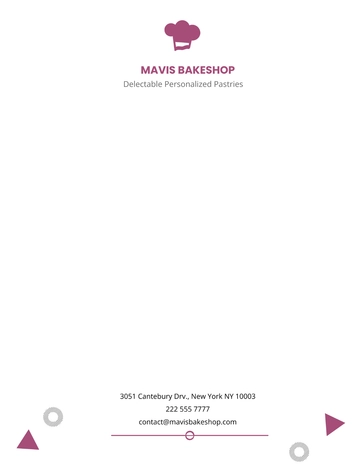 Free Private Business Letterhead Template to Edit Online