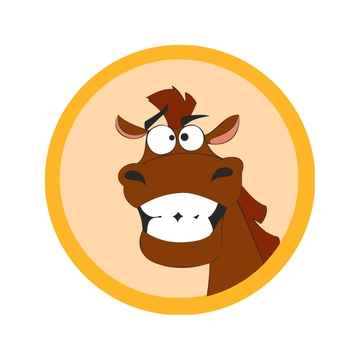 Free Funny Horse Clipart Template to Edit Online