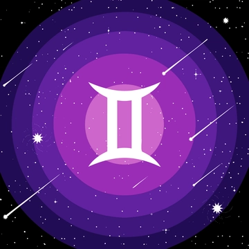 Free Space Gemini Symbol Clipart Template to Edit Online