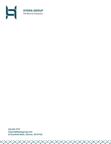 Free Private Company Letterhead Template to Edit Online