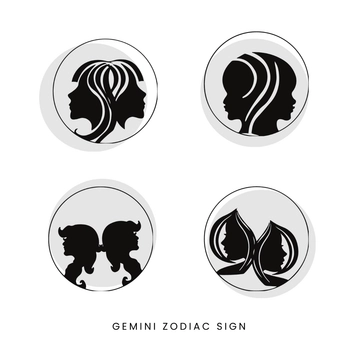 Free Gemini Zodiac Sign Clipart Template to Edit Online