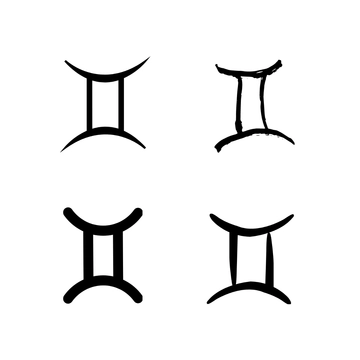 Free Gemini Symbol Clipart Template to Edit Online