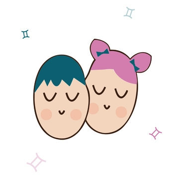 Free Cartoon Gemini Clipart Template to Edit Online
