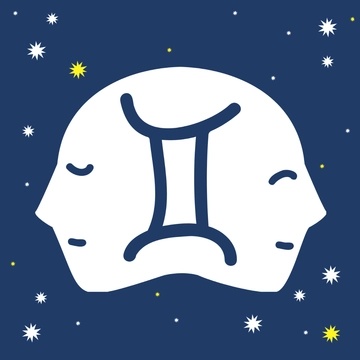 Free Gemini Horoscope Clipart Template to Edit Online
