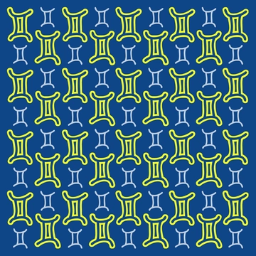 Free Gemini Pattern Clipart Template to Edit Online