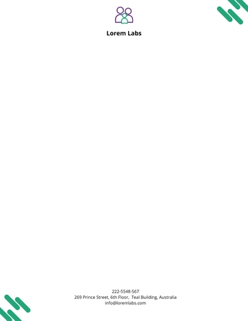 Free Pharmaceutical Company Letterhead Template to Edit Online