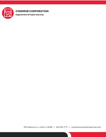Free Corporate Department Letterhead Template to Edit Online