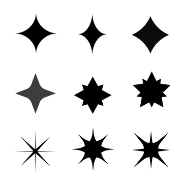 Free Sparkle Shape Clipart Template to Edit Online