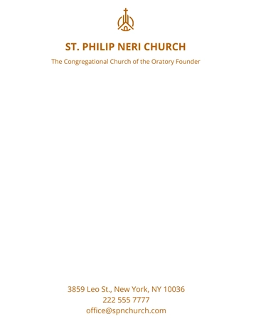 Free Church Letterhead Designs Template to Edit Online