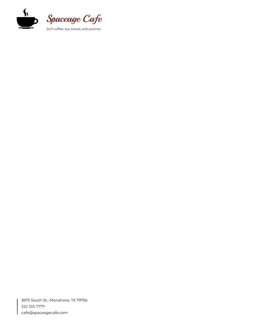 Free Basic Small Business Letterhead Template to Edit Online