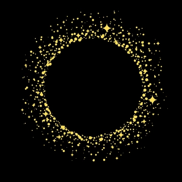 Free Round Sparkle Clipart Template to Edit Online