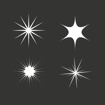 Free Single Sparkle Clipart Template to Edit Online