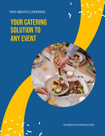Free Event Catering Flyer Template to Edit Online