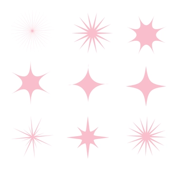 Free Pink Sparkle Clipart Template to Edit Online