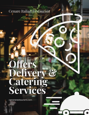 Free Restaurant Catering Flyer Template to Edit Online