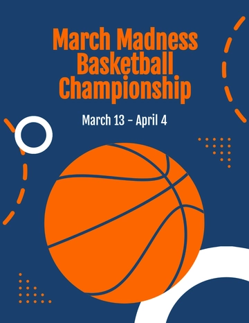 Free March Madness Basketball Championship Flyer Template to Edit Online Free March Madness Basketball Championship Flyer Template to Edit Online