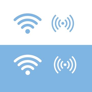 Free Flat WiFi Clipart Template to Edit Online