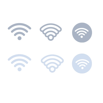Free Grey WiFi Clipart Template to Edit Online