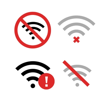 Free No WiFi Symbol Clipart Template to Edit Online