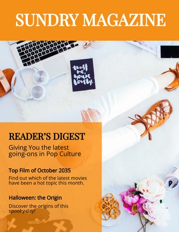 Free Sample Magazine Blogger Template to Edit Online