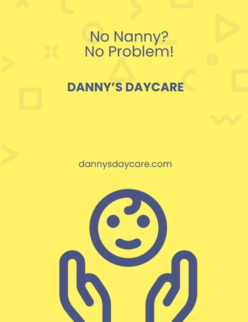 Free Daycare Services Flyer Template to Edit Online