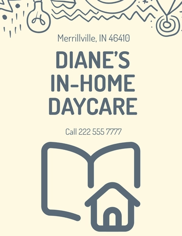 Free In Home Daycare Flyer Template to Edit Online