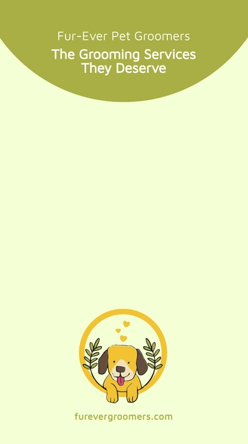 Free Pet Grooming Service Snapchat Geofilter Template to Edit Online