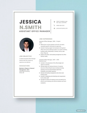 Assistant Office Manager Resume