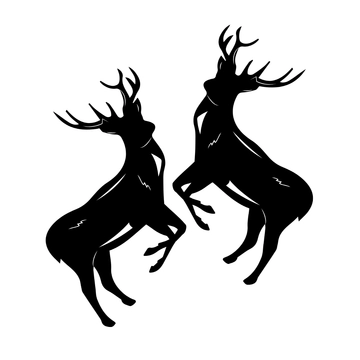 Free Standing Deer Clipart Template to Edit Online