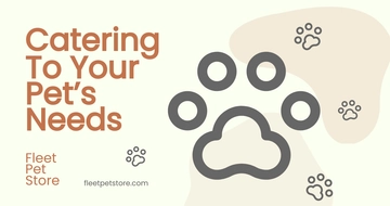 Free Pet Store Facebook Post Template to Edit Online