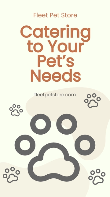 Free Pet Store Instagram Story Template to Edit Online