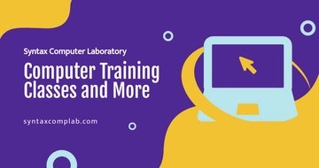 Free Computer Training Facebook Post Template to Edit Online