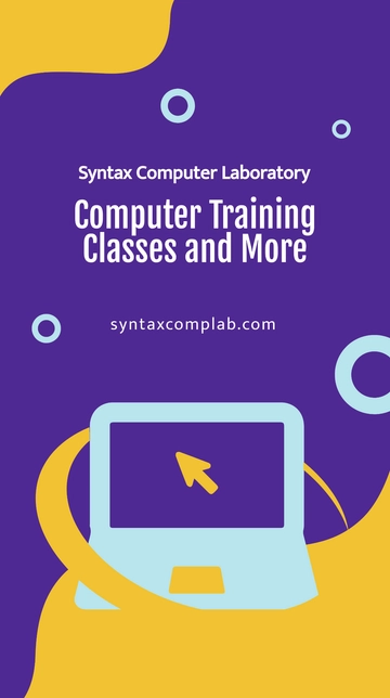 Free Computer Training Whatsapp Post Template to Edit Online