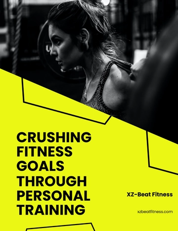 Free Personal Training Flyer Template to Edit Online