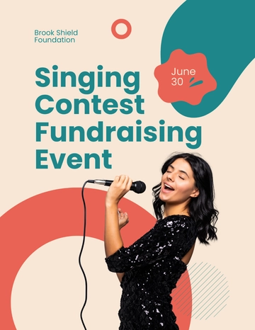 Free Contest Fundraising Flyer Template to Edit Online