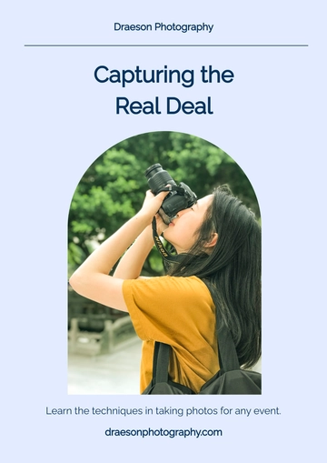 Free Photography Team Magnet Template to Edit Online