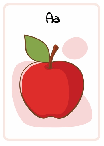 Free Preschool Flash Cards Template to Edit Online