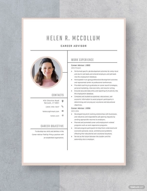 Career Advisor Resume