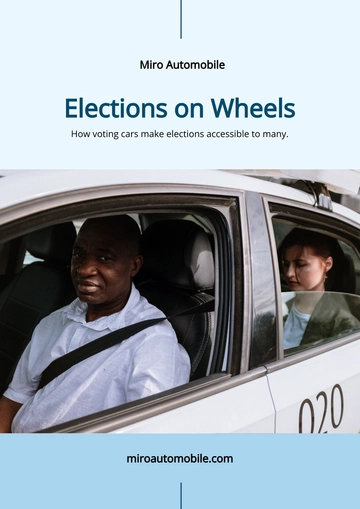 Free Elections Voting Car Magnet Template to Edit Online