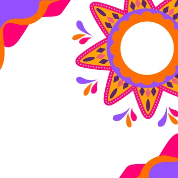 Free Holi Card Vector Template to Edit Online