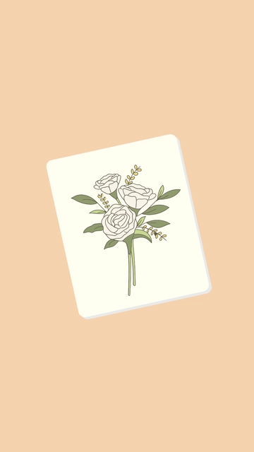 Free Wedding Card Mobile Background Template to Edit Online