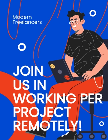 Free Modern Freelancing Flyer Template to Edit Online