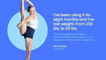 Free Weight Loss Testimonial Template to Edit Online