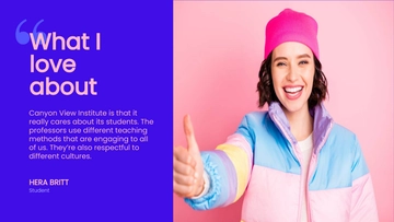 Free School Testimonial Template to Edit Online