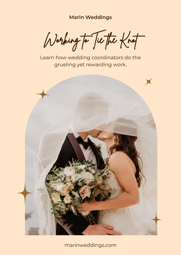 Free Wedding Magnet Template to Edit Online