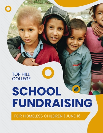 Free School Fundraising Flyer Template to Edit Online