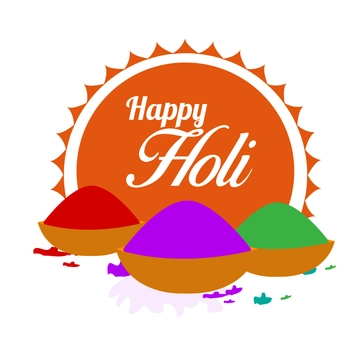 Free Professional Holi Clipart Template to Edit Online