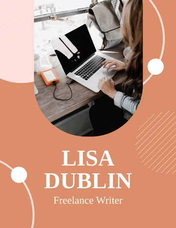 Free Freelance Writer Flyer Template to Edit Online