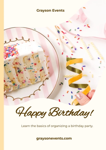 Free Happy Birthday Magnet Template to Edit Online