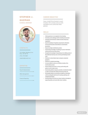 Clinical Assistant Resume